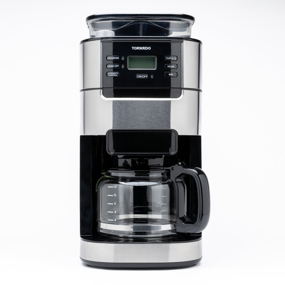 Tornado TCMA-915D Filterkoffiezetapparaat 1,5 L met Digitaal LCD-Display - Wit
