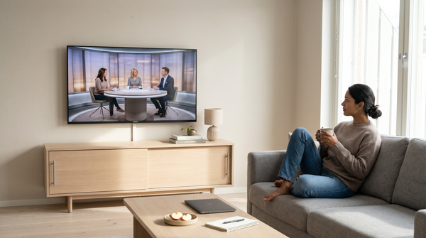 Tornado 50-Inch 4K UHD Frameless Smart TV — WebOS