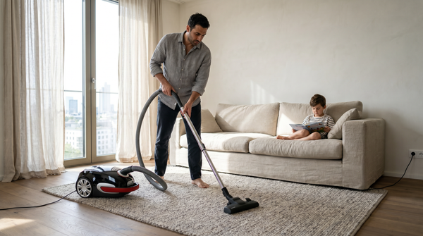 Tornado Bagged Cylinder Vacuum Cleaner — Extended Range
