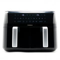 Tornado Dual Cook Airfryer 8L (2x 4L) 2500W Digitaal Zwart/Zilver - THF-2508DU-BS
