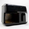 Tornado Dual Cook Airfryer 8L (2x 4L) 2500W Digitaal Zwart/Zilver - THF-2508DU-BS