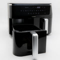 Tornado Dual Cook Airfryer 8L (2x 4L) 2500W Digitaal Zwart/Zilver - THF-2508DU-BS