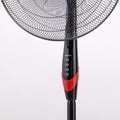 Tornado TSF-18XW Statiefventilator 18 inch - 4 Bladen, 3 Snelheden, 75W, Zwart/Rood