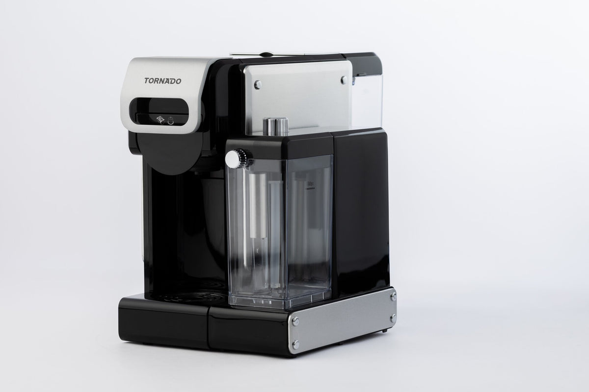 Tornado TST-550M-GS 7-in-1 Multicapsule Koffiemachine met automatische melkopschuimer (19 bar, 1 L, melktank 0,3 L)