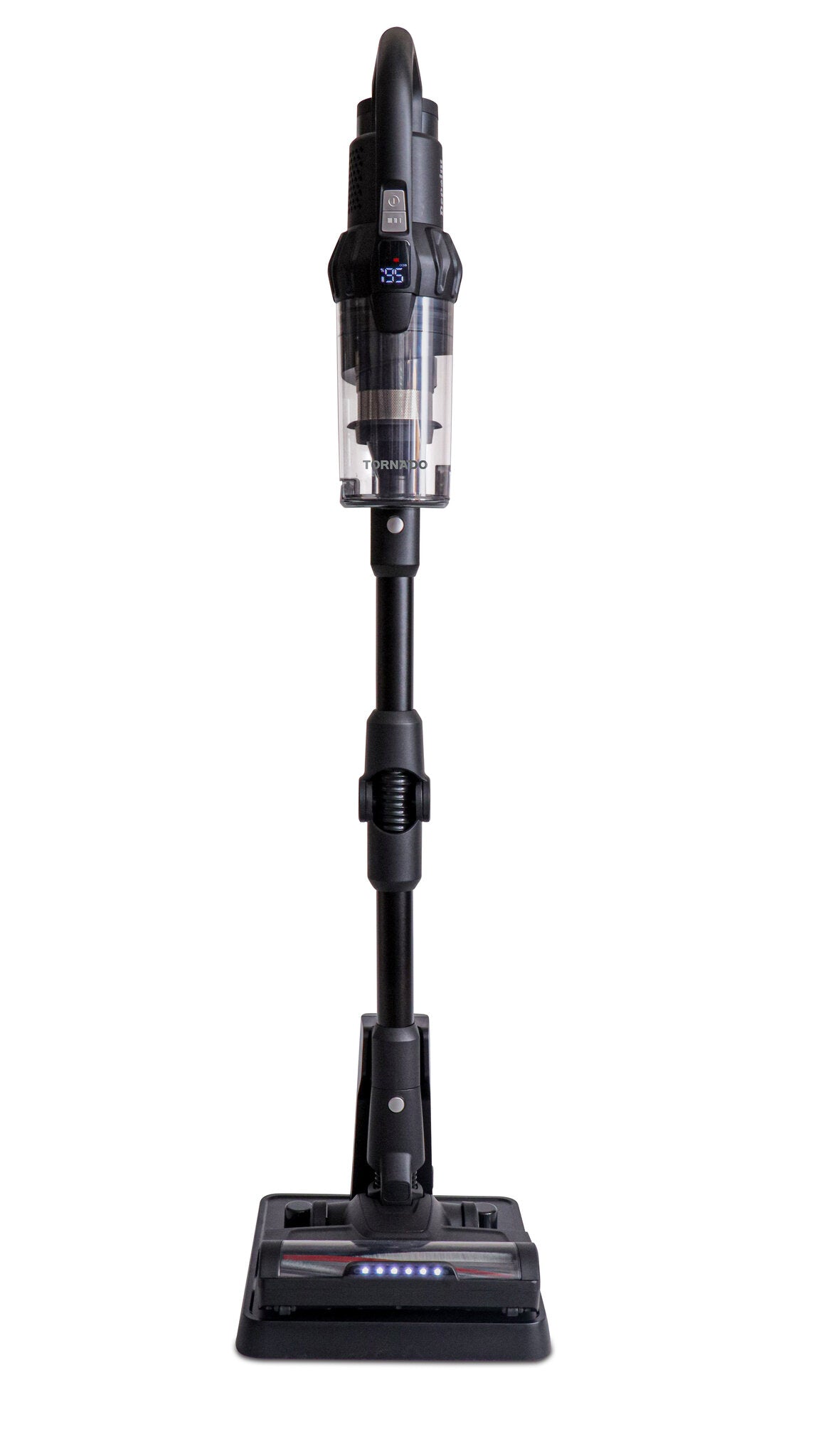 Tornado Draadloze Steelstofzuiger 300W met HEPA-filter en LED-display - TVC-300HS