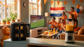 Het WK Snackpakket — 55" 4K Smart TV + Airfryer + Gratis Blender
